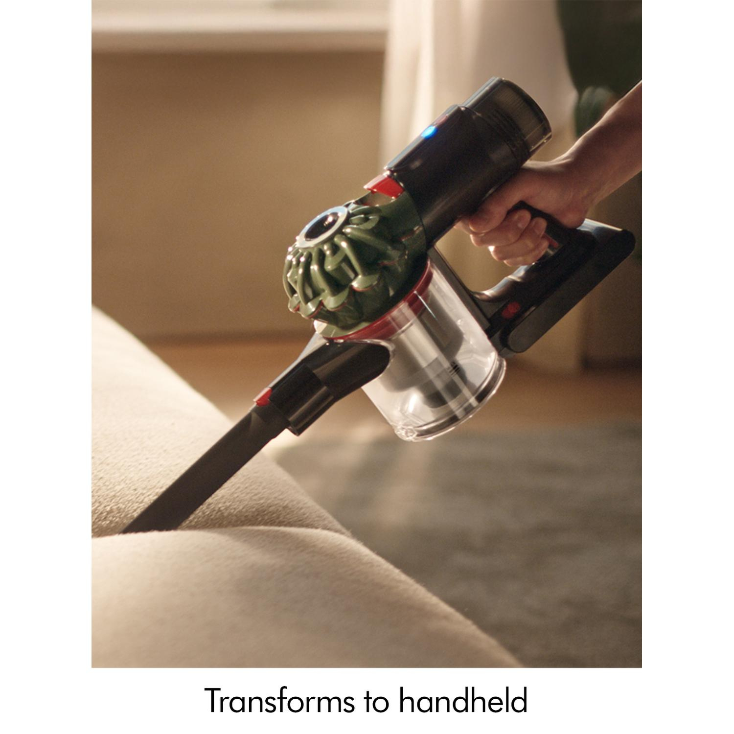 Dyson V8CYCLONENEW Cordless Vacuum with Furniture Cleaning Kit - 60 Minutes Run Time - Black/Green full image