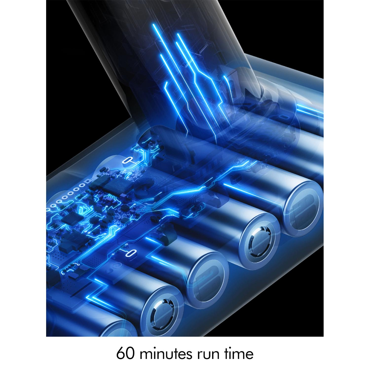 Dyson V8CYCLONENEW Cordless Vacuum with Furniture Cleaning Kit - 60 Minutes Run Time - Black/Green full image