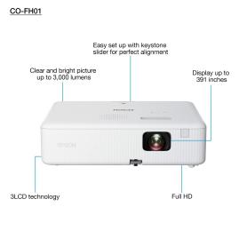Epson CO-FH01 Full HD Projector - 1
