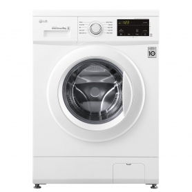 LG F4MT08WE 8kg 1400 Spin Washing Machine with 6 Motion Direct Drive - White - 0