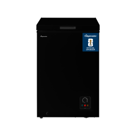 Fridgemaster MCF96EB 95L Freestanding Chest Freezer - Black 
