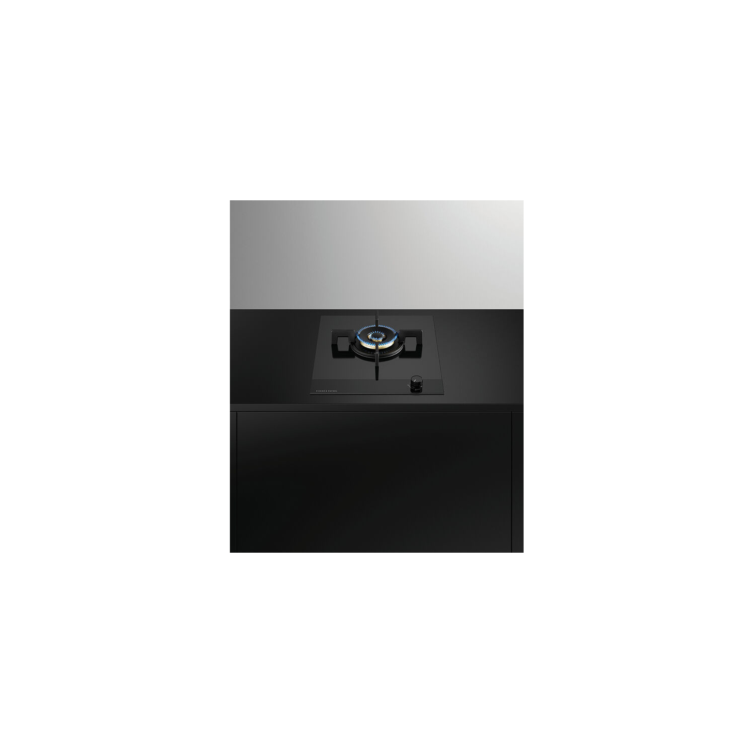 Fisher & Paykel CG451DNGGB4 45cm 1 Burner Gas Hob - Black Glass full image