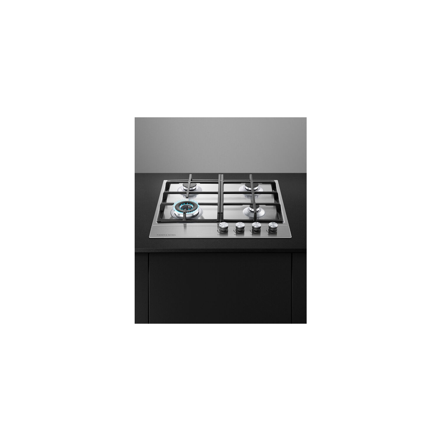 Fisher & Paykel CG604DLPX1 60cm 4 Burner Gas Hob - Stainless Steel full image