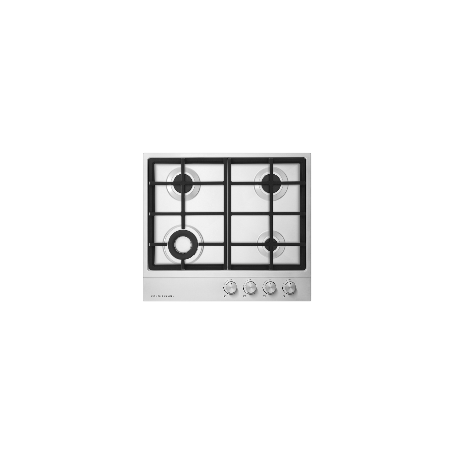Fisher & Paykel CG604DLPX1 60cm 4 Burner Gas Hob - Stainless Steel full image