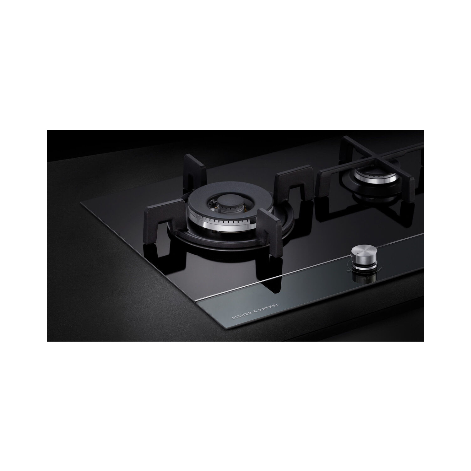 Fisher & Paykel CG905DLPGB4 90cm 5 Burner Gas Hob - Black Glass full image