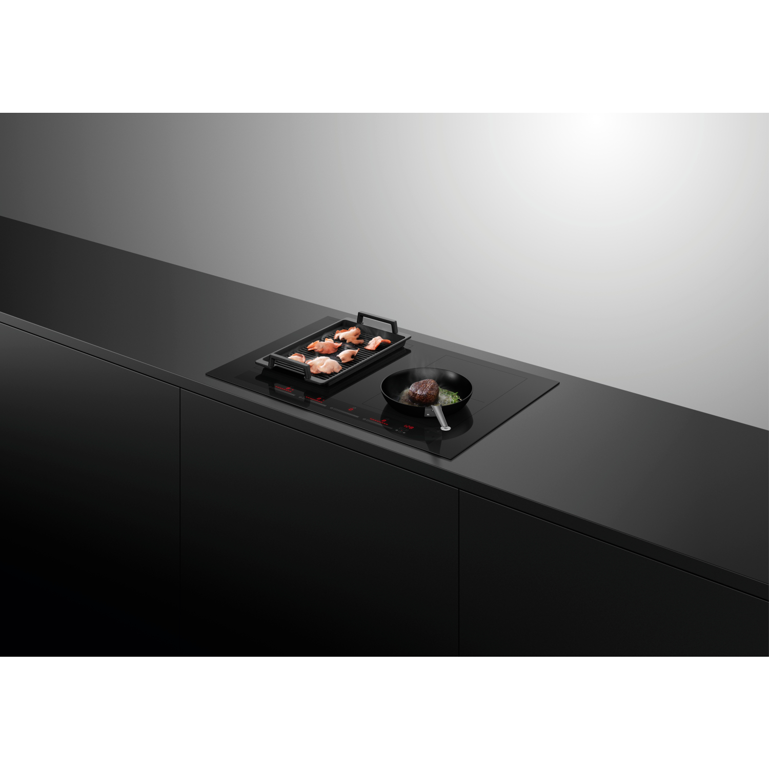 Fisher & Paykel CI804ZZDTB5 Induction Hob - Black full image