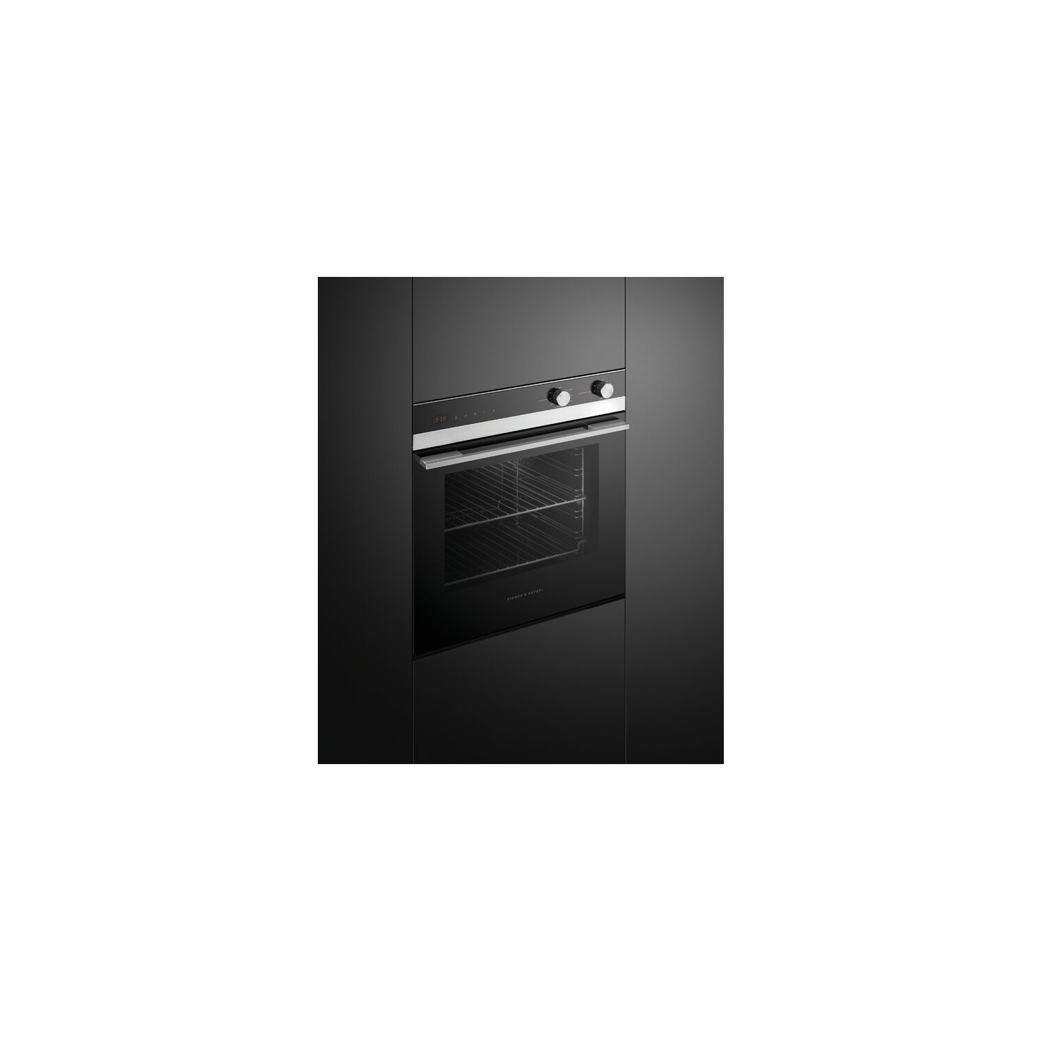 Fisher & Paykel OB60SC7CEX3 Built In Electric Single Oven - Black / Stainless Steel full image