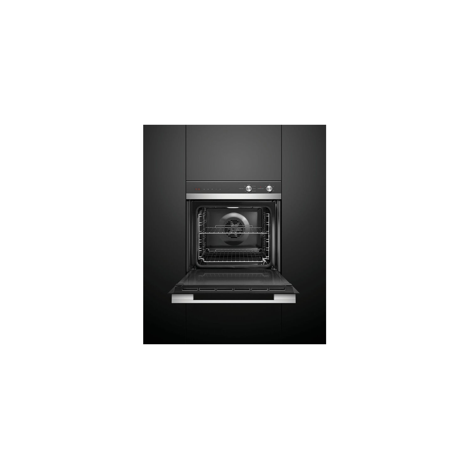 Fisher & Paykel OB60SC7CEX3 Built In Electric Single Oven - Black / Stainless Steel full image