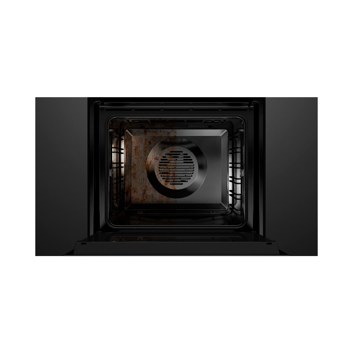 Fisher & Paykel OB60SD9PLX1 Wifi Connected Built In Electric Single Oven with Pyrolytic Cleaning - Black / Stainless Steel full image