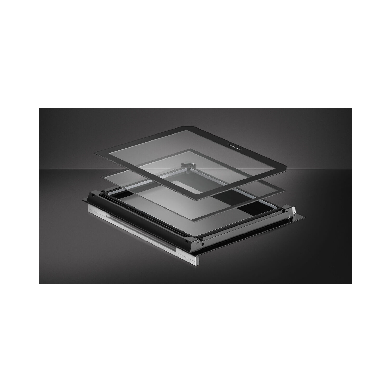 Fisher & Paykel OB60SD9PLX1 Wifi Connected Built In Electric Single Oven with Pyrolytic Cleaning - Black / Stainless Steel full image