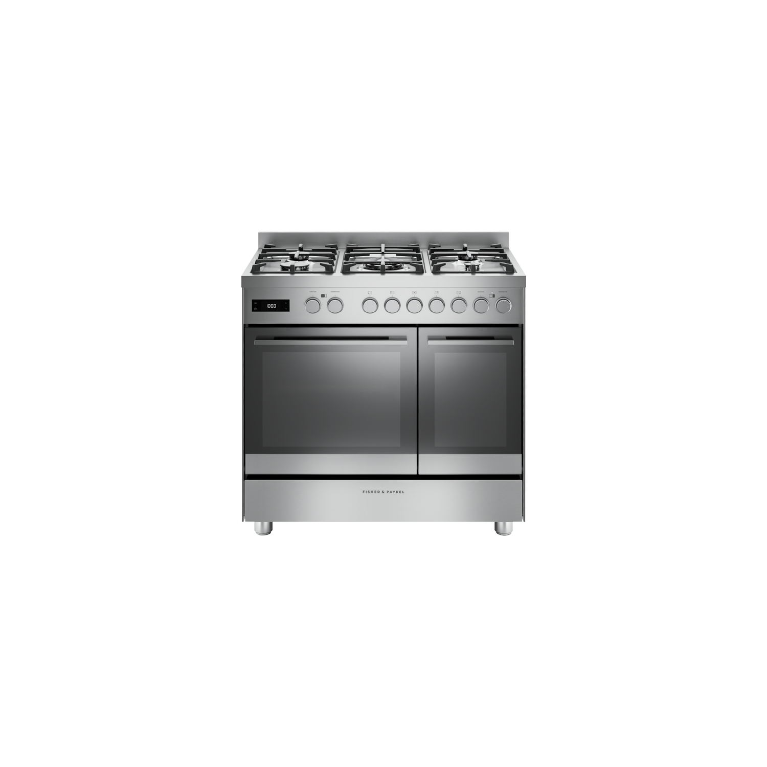 Fisher & Paykel OR90L7DBGFX2 Series 7 Dual Fuel 5 Burner Range Cooker - Stainless Steel full image