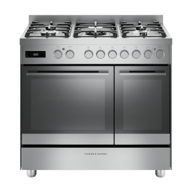 Fisher & Paykel OR90L7DBGFX2 Series 7 Dual Fuel 5 Burner Range Cooker - Stainless Steel