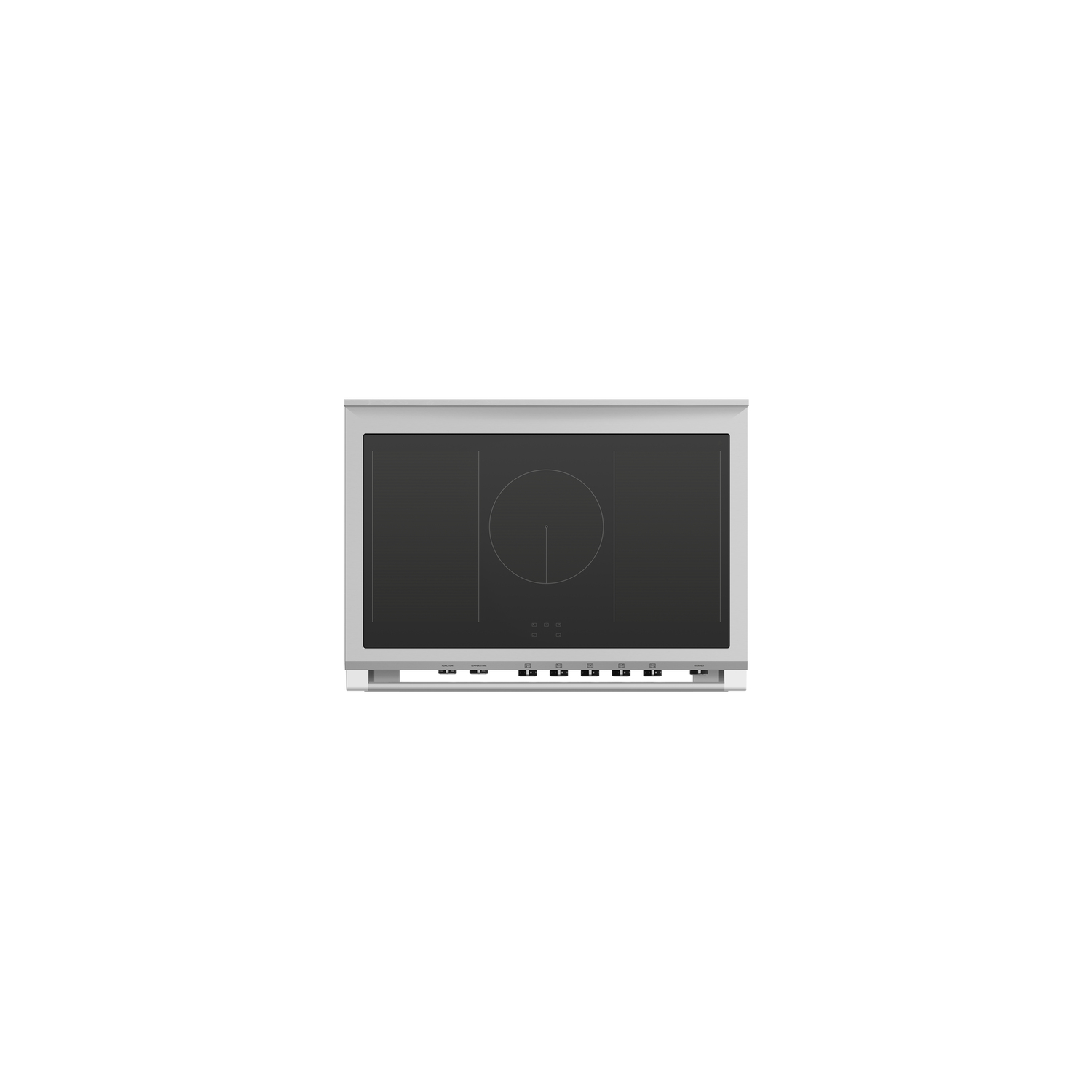 Fisher & Paykel OR90SCI6B1 90cm 5 Zone Induction Pyrolytic Cooker - Black full image