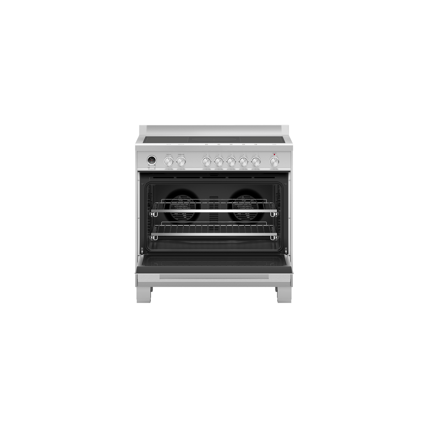 Fisher & Paykel OR90SDI6X1 90cm 5 Zone Induction Pyrolytic Cooker - Stainless Steel full image