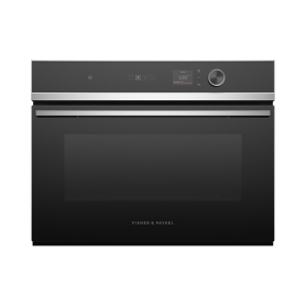 Fisher & Paykel OS60NDLX1 Built In Compact Steam Oven - Black / Stainless Steel