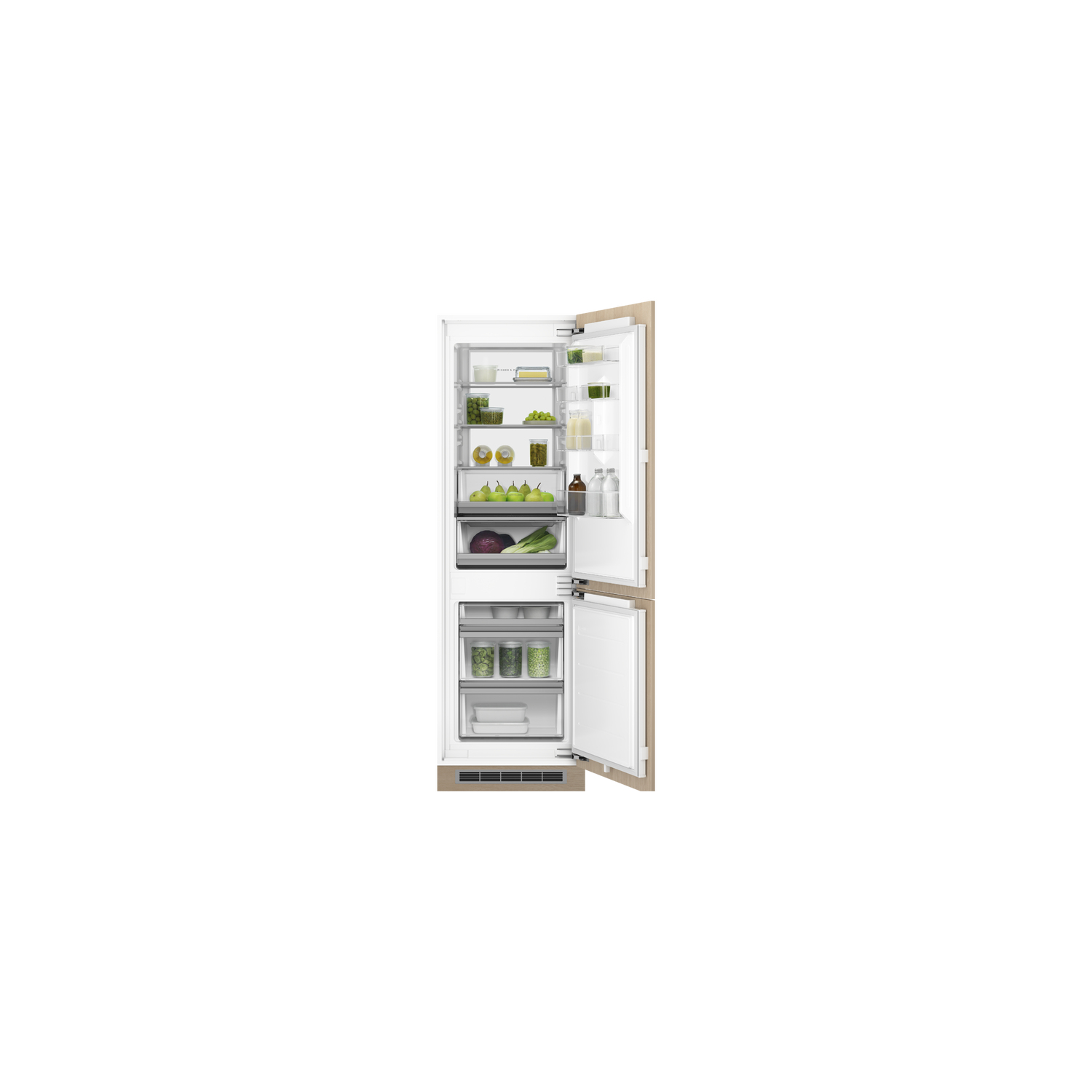 Fisher & Paykel RB6018BRV 60cm Frost Free 60/40 Integrated Refrigerator Freezer full image