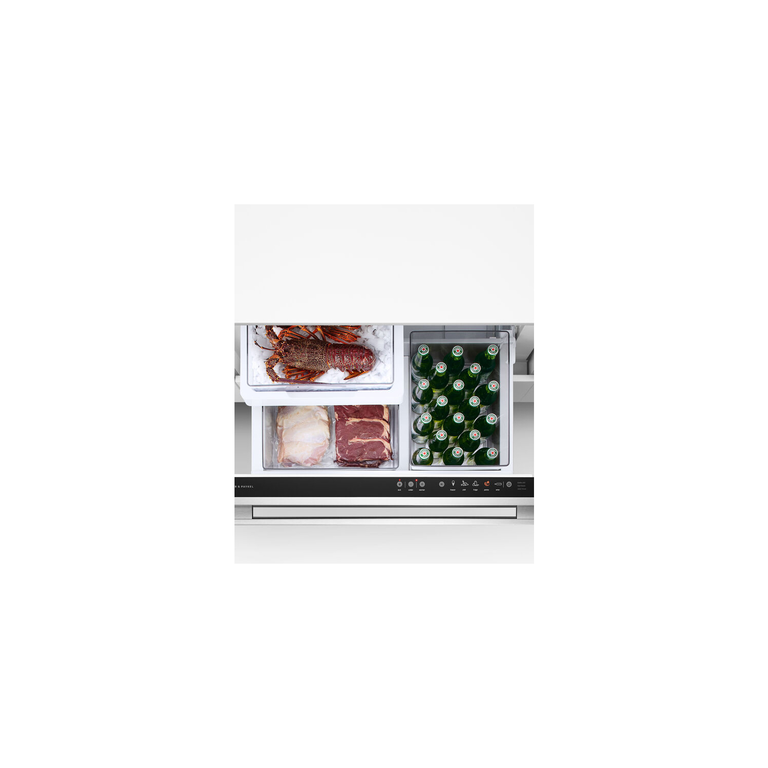 Fisher & Paykel RB9064S1 90cm Integrated Multi-temperature Cooling Drawer full image