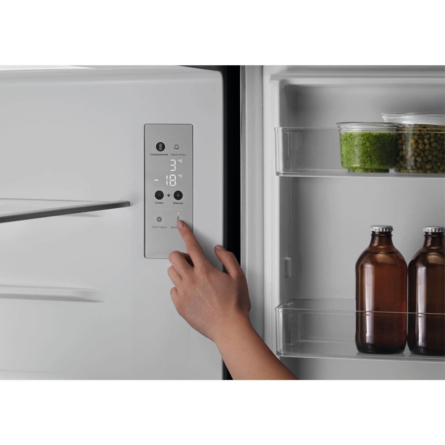 Fisher & Paykel RF505BRNQX1 Adaptive Fridge Freezer - Stainless Steel full image