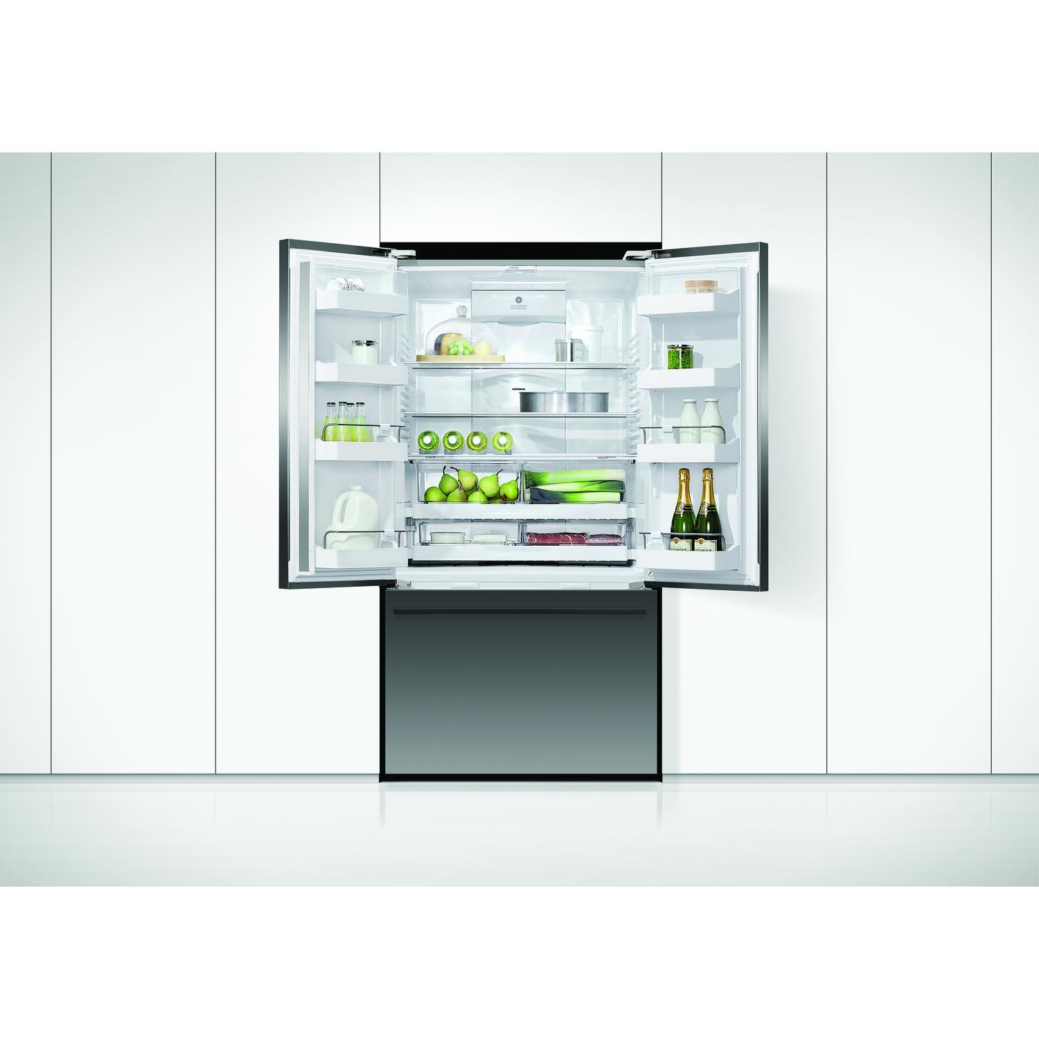 Fisher & Paykel RF540ADUB7 90cm Frost Free American Fridge Freezer - Black Stainless Steel full image