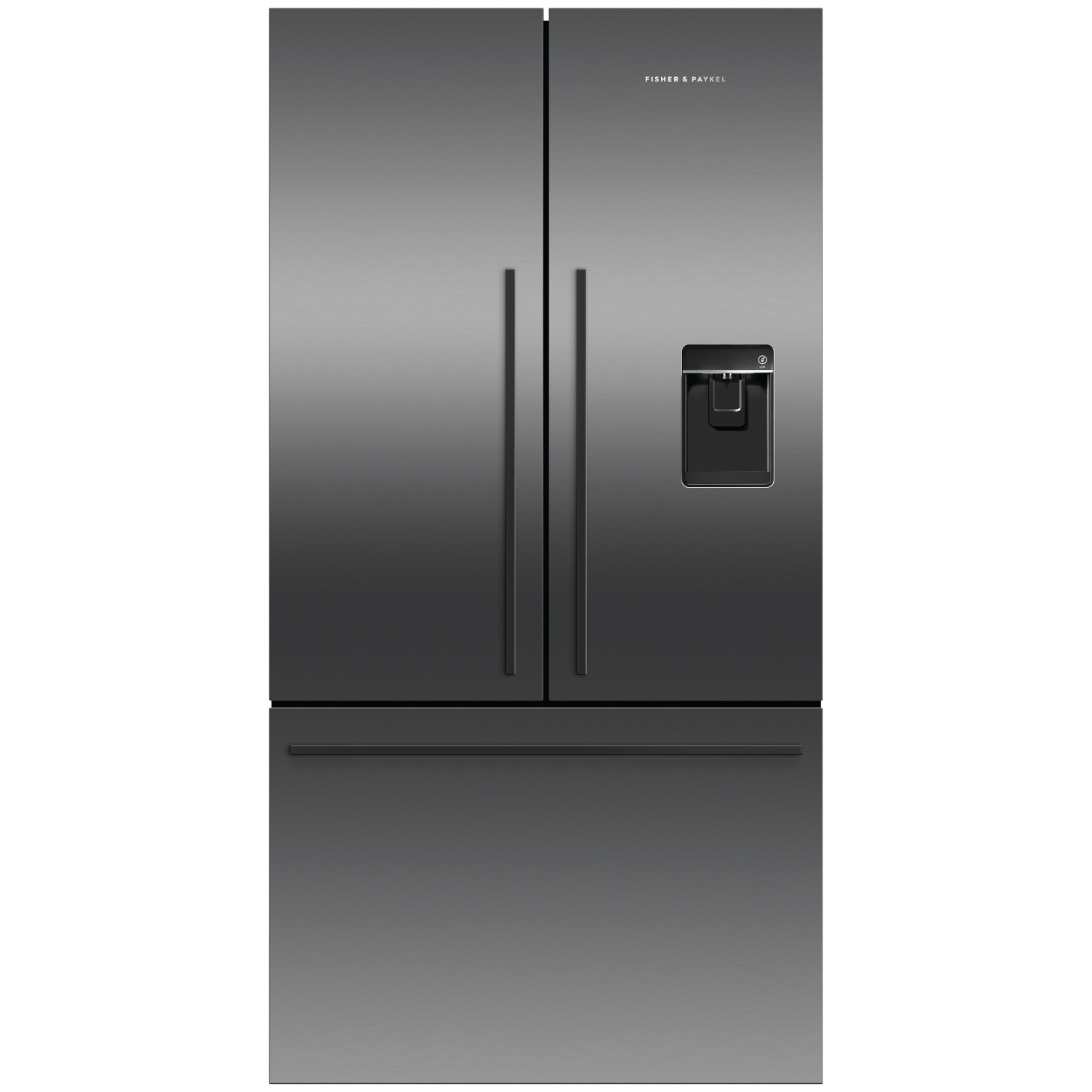 Fisher & Paykel RF540ADUB7 90cm Frost Free American Fridge Freezer - Black Stainless Steel full image