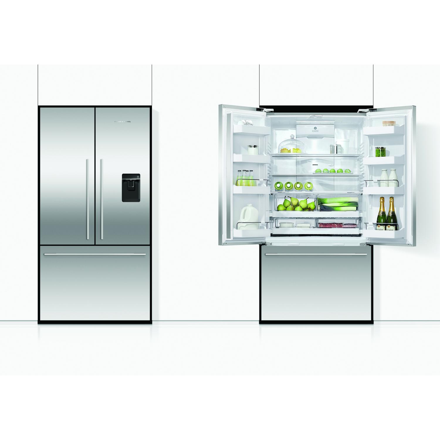 Fisher & Paykel RF540ADUX6 90cm Frost Free American Fridge Freezer - Stainless Steel full image