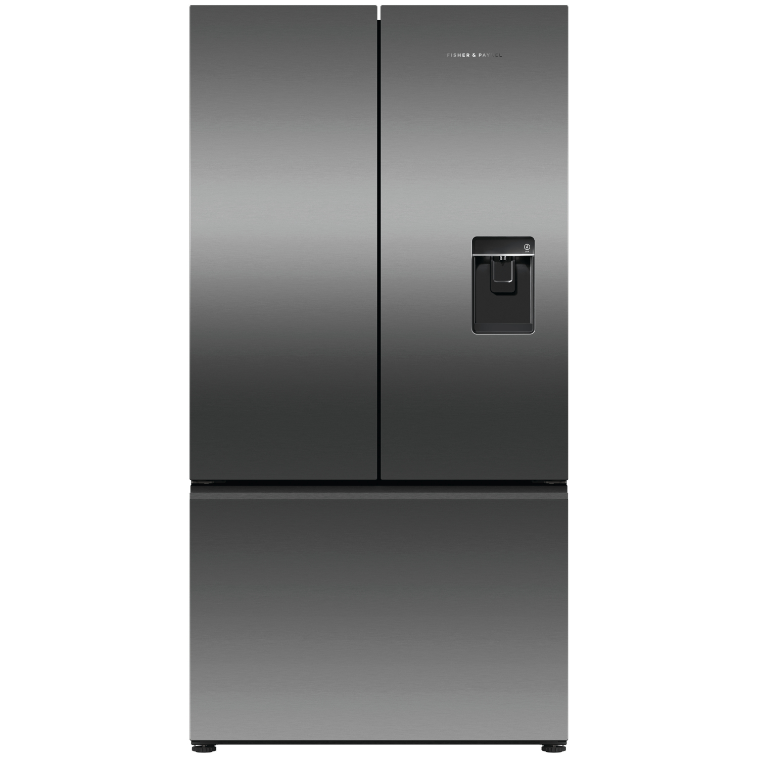 Fisher & Paykel RF540ANUB6 90cm Frost Free American Fridge Freezer - Black Stainless Steel full image