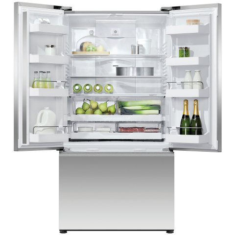 Fisher & Paykel RF540ANUX6 90cm 70/30 Frost Free American Fridge Freezer - Stainless Steel
