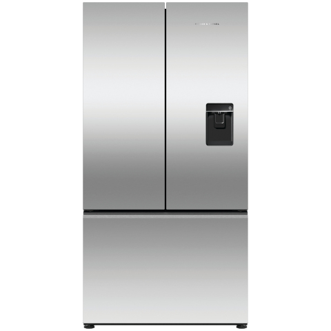 Fisher & Paykel RF540ANUX6 90cm 70/30 Frost Free American Fridge Freezer - Stainless Steel