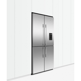 Fisher & Paykel RF605QDUVX1 90.5cm Frost Free Quad Door Fridge Freezer - Brushed Stainless Steel - 1