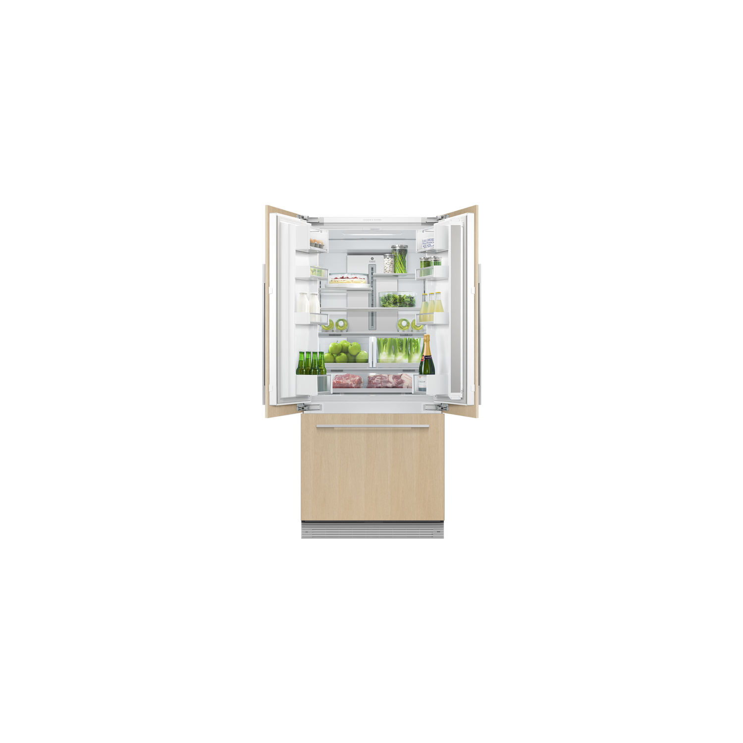 Fisher & Paykel RS80A3 Integrated French Door Fridge Freezer full image