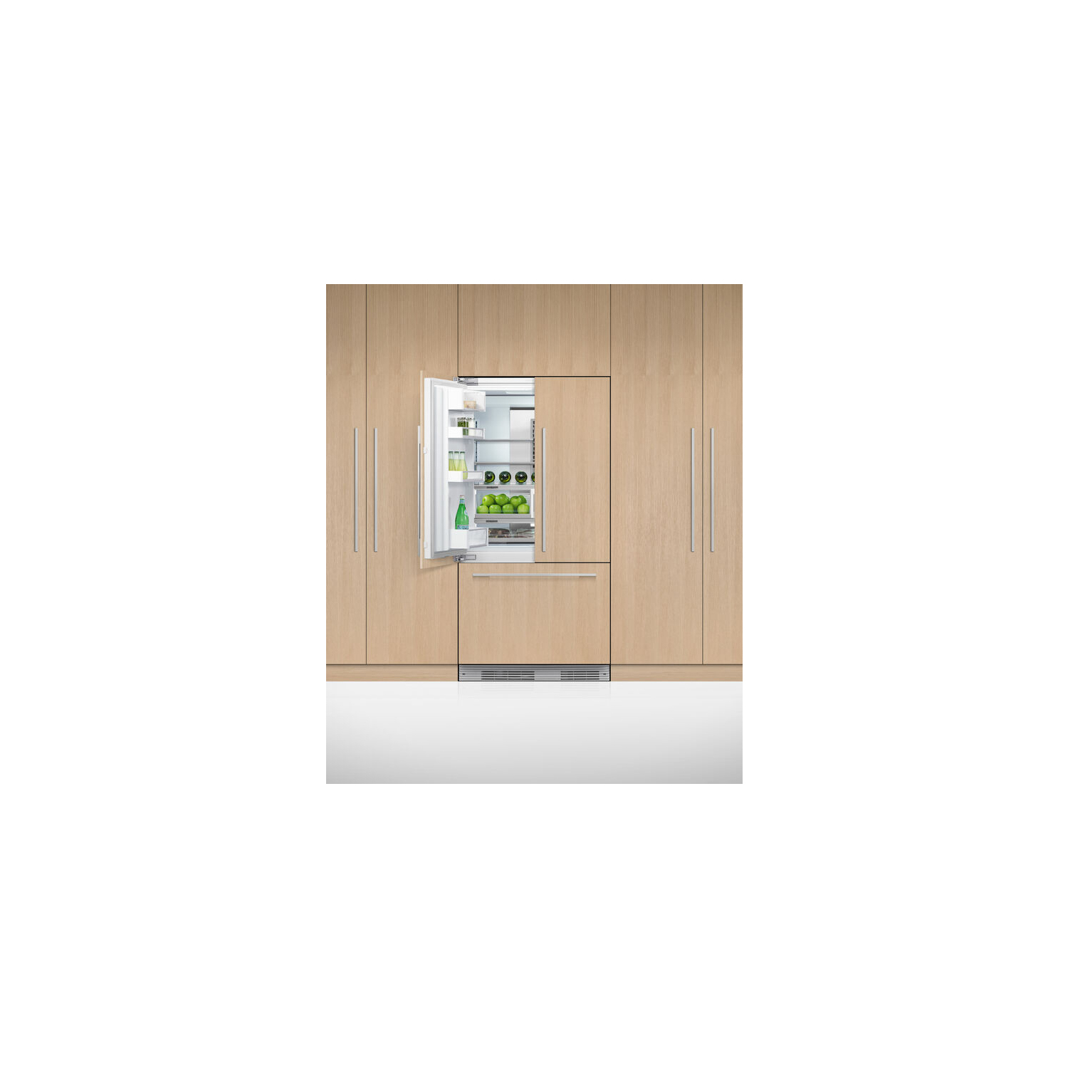 Fisher & Paykel RS90A3 Frost Free Integrated French Door Refrigerator Freezer full image