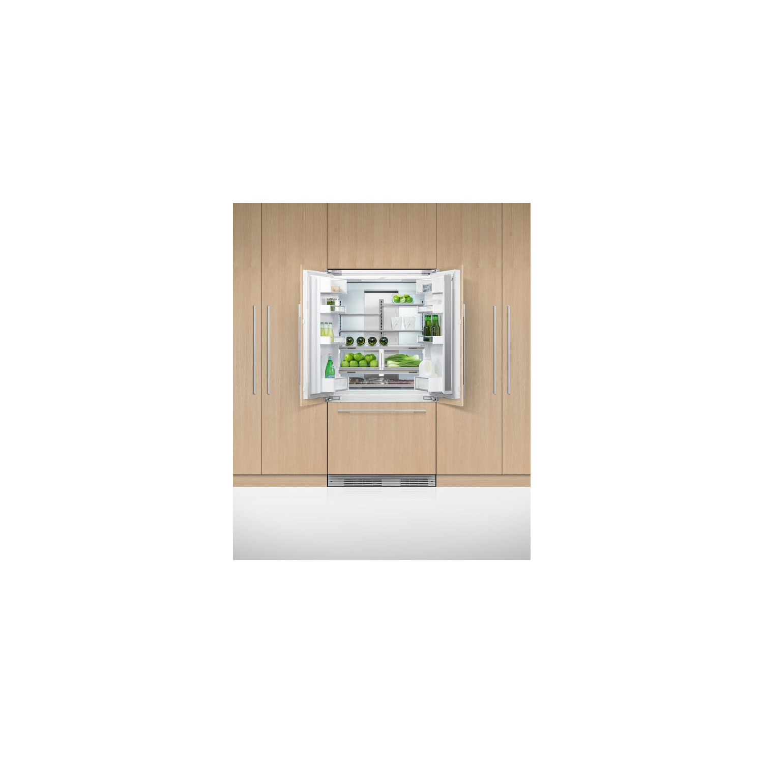 Fisher & Paykel RS90A3 Frost Free Integrated French Door Refrigerator Freezer full image
