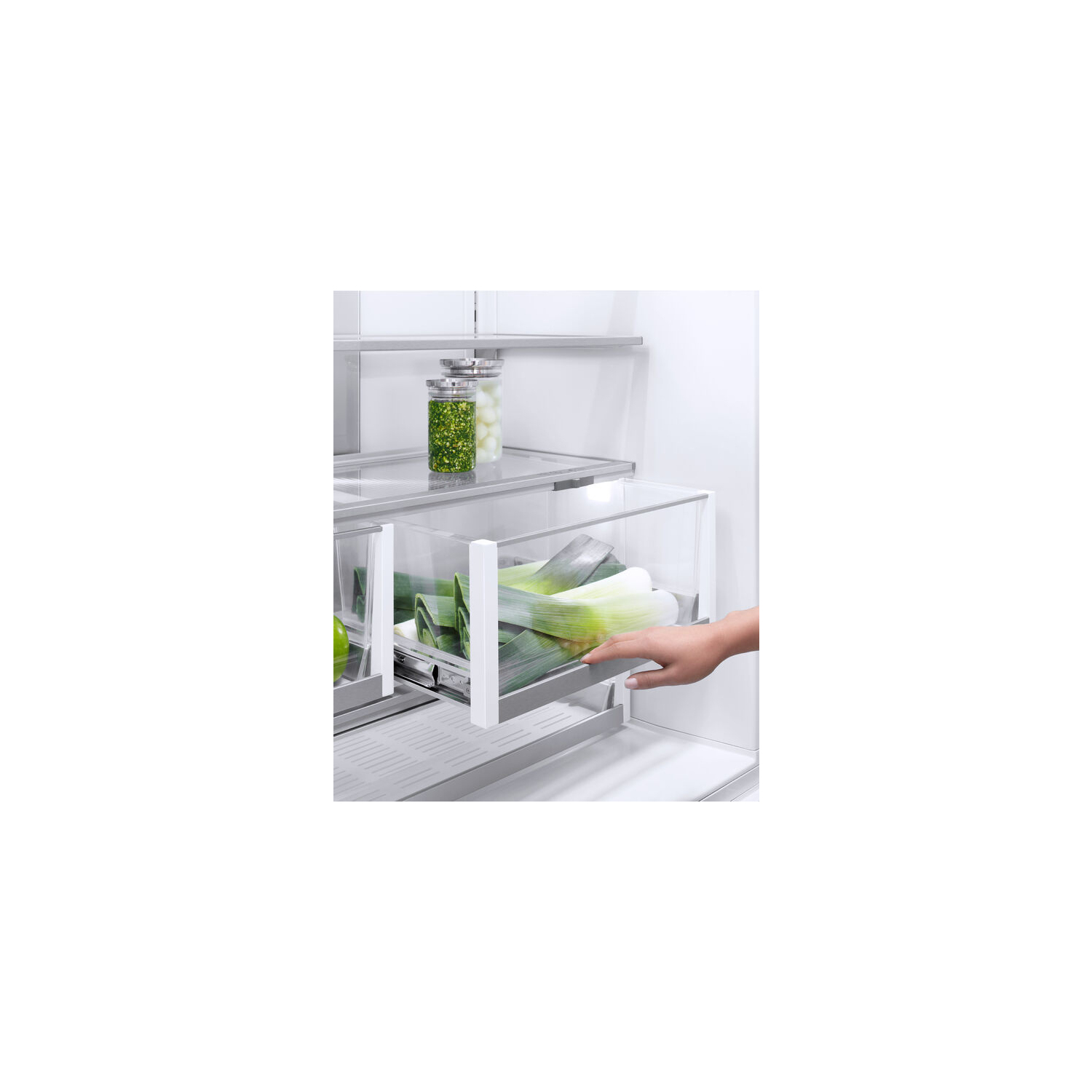 Fisher & Paykel RS90A3 Frost Free Integrated French Door Refrigerator Freezer full image
