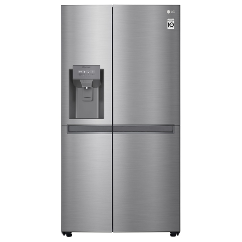LG GSL480PZXV American Style Fridge Freezer - Shiny Steel