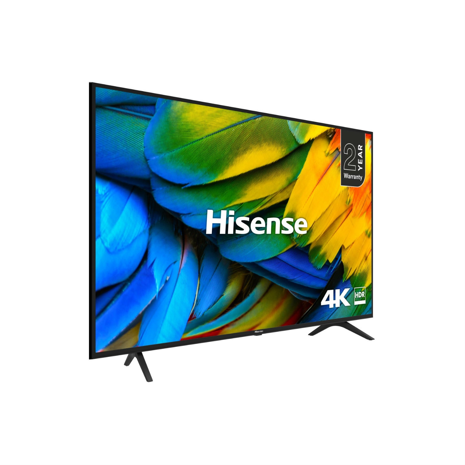 Hisense 55" 4K UHD HDR - SMART TV - Freeview - A+ Rated - 0
