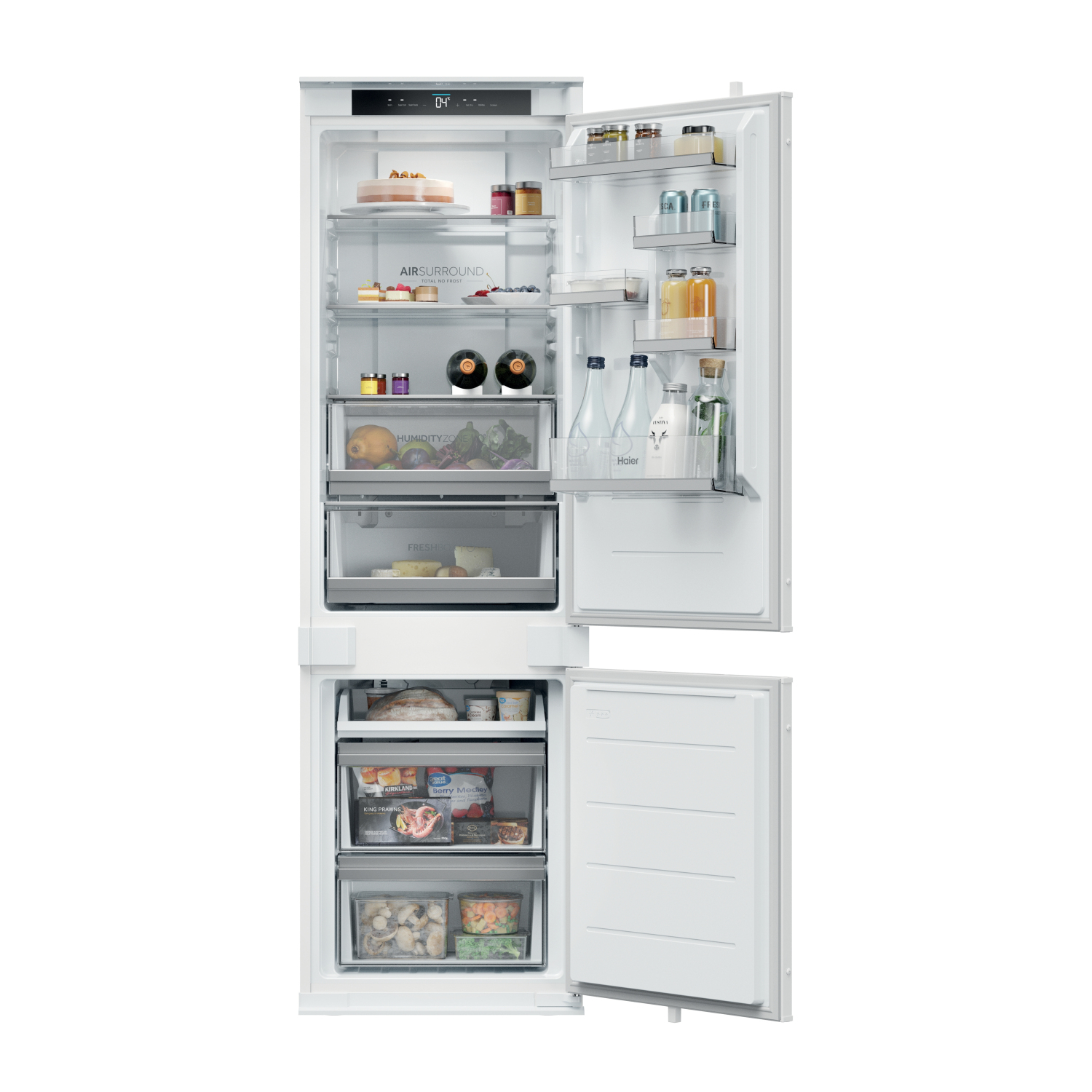 Haier HBQW5518EK-UK 70/30 Built In Total No Frost Fridge Freezer full image