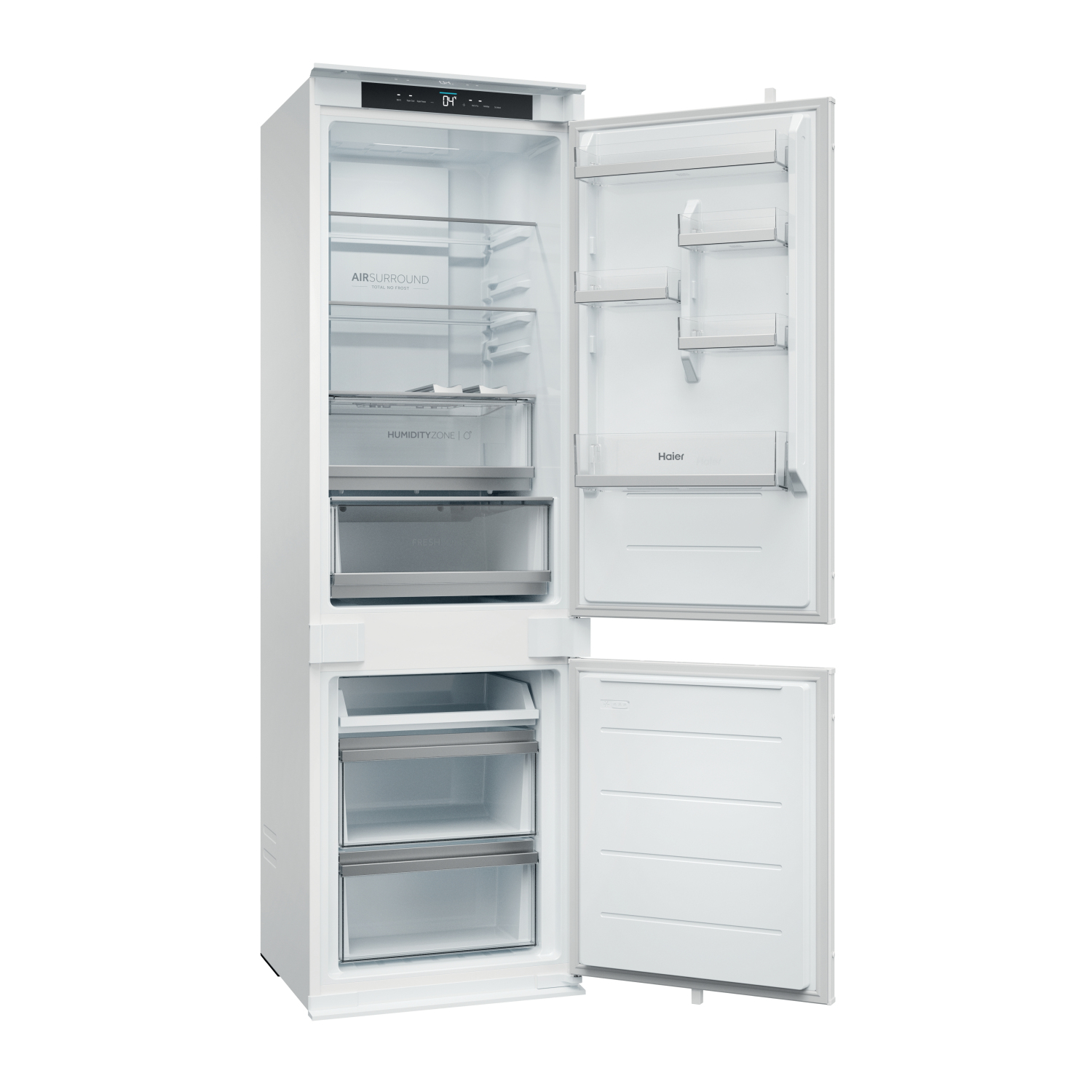 Haier HBQW5518EK-UK 70/30 Built In Total No Frost Fridge Freezer full image