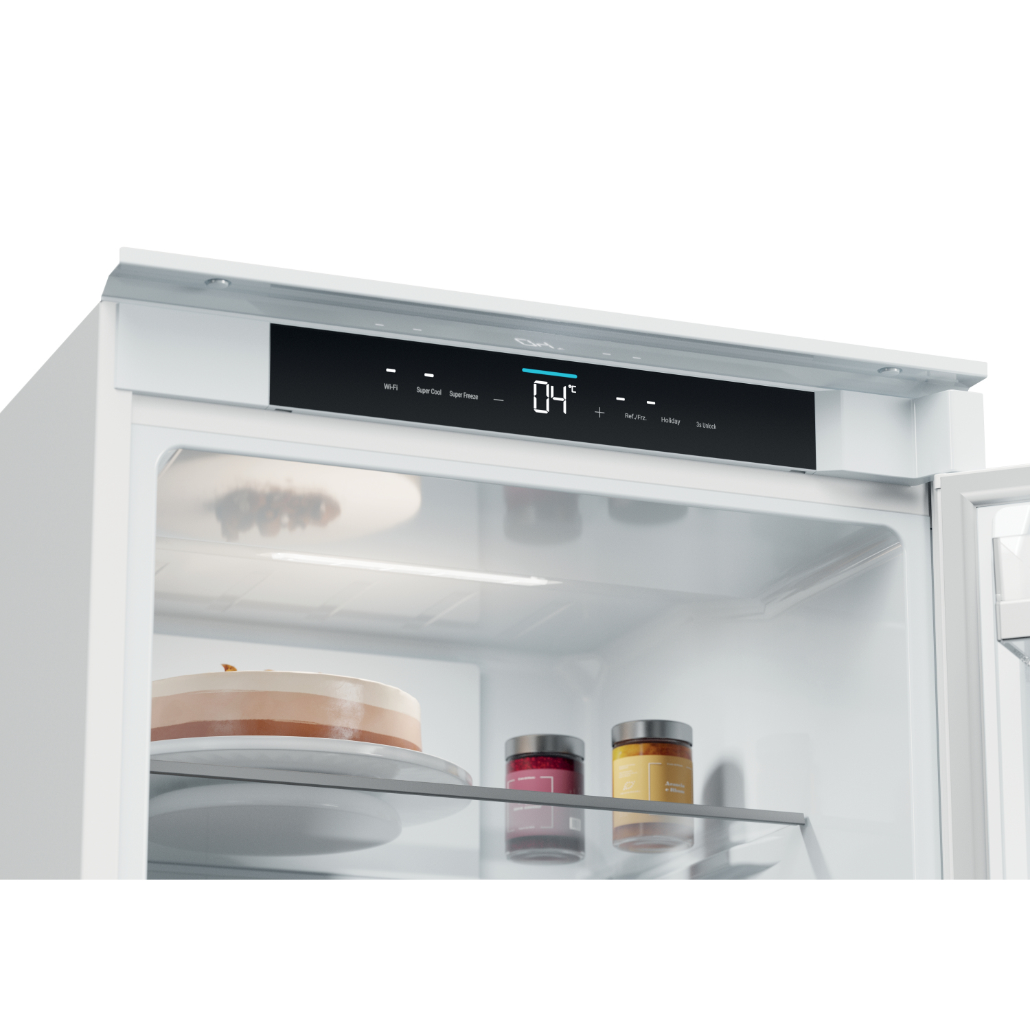 Haier HBQW5518EK-UK 70/30 Built In Total No Frost Fridge Freezer full image