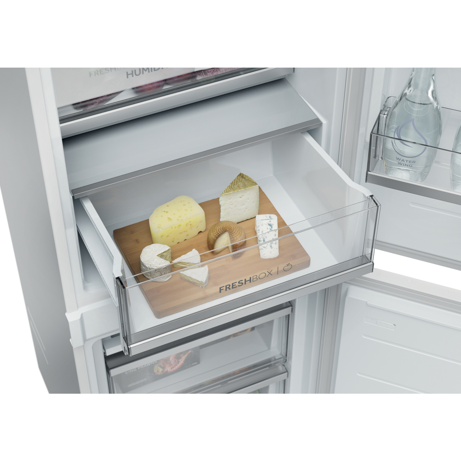 Haier HBQW5518EK-UK 70/30 Built In Total No Frost Fridge Freezer full image