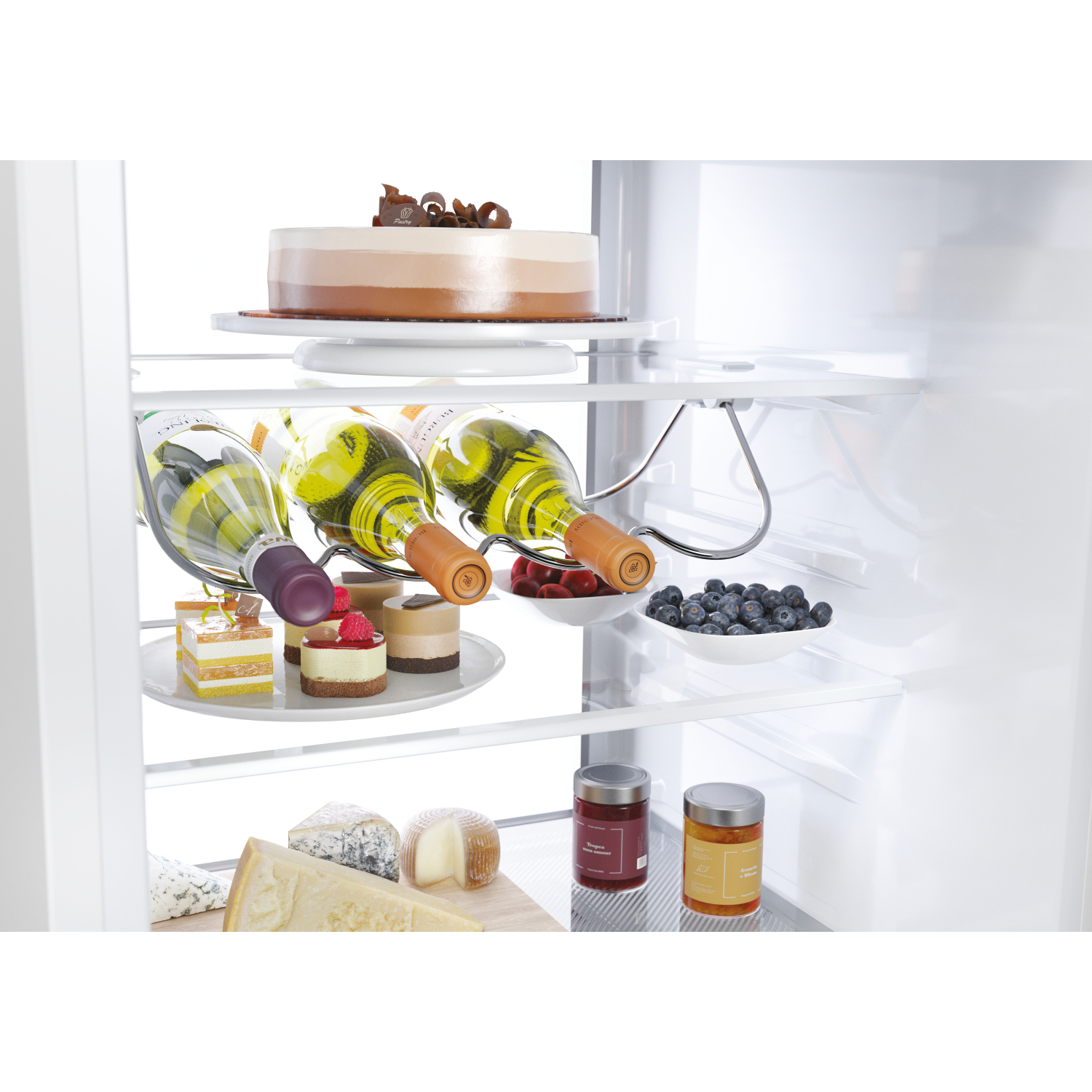 Haier HBW7518CTK Built In 70/30 Combi Fridge Freezer full image