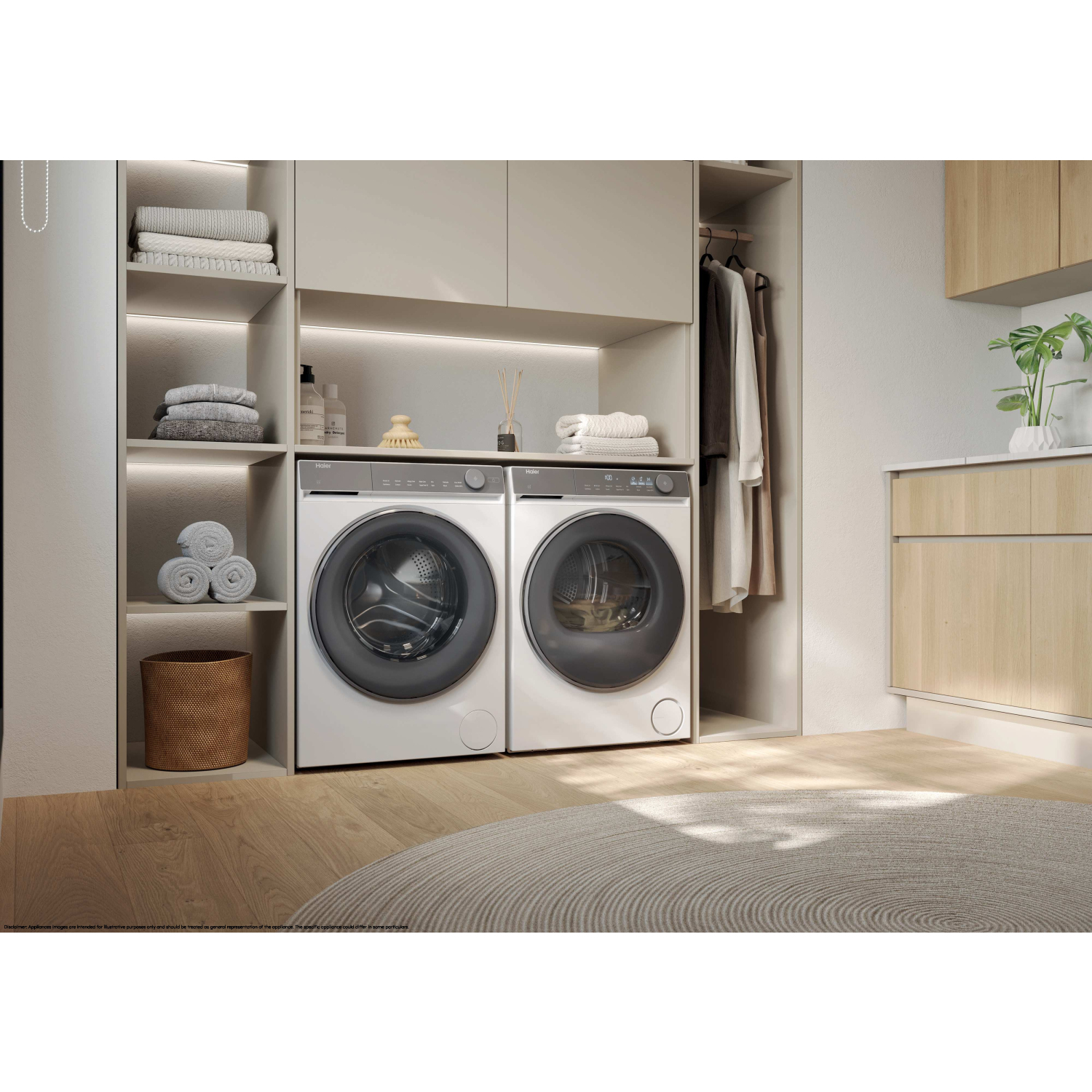 Haier HD100-C367U1-UK 10kg Heat Pump Tumble Dryer - White full image