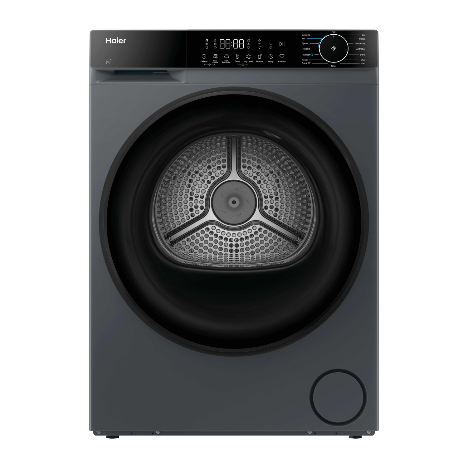 Haier HD90-D357U1G-UK 9kg Heat Pump Tumble Dryer - Graphite full image