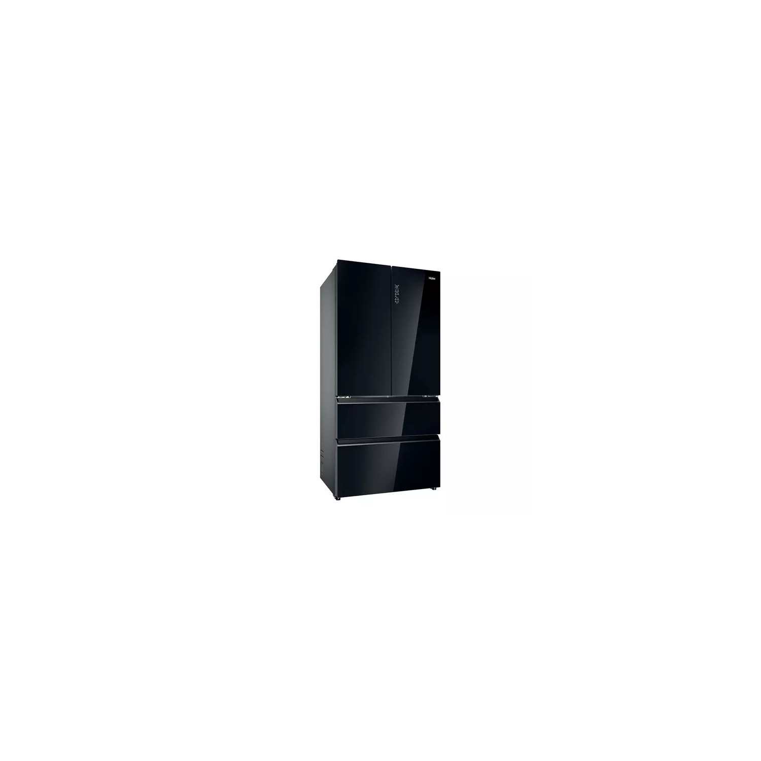 Haier HFR79F19DFGB  No Frost Multi-Door Fridge Freezer - Glass Inox Look full image