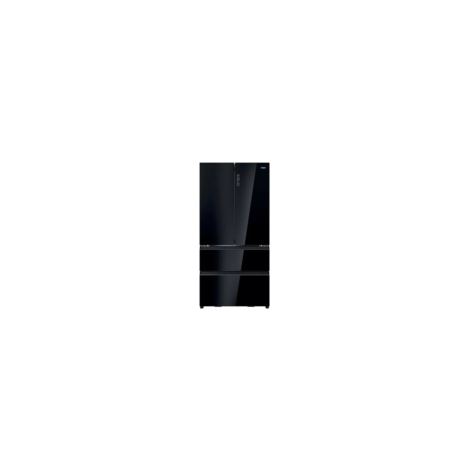 Haier HFR79F19DFGB  No Frost Multi-Door Fridge Freezer - Glass Inox Look full image