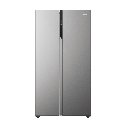 Haier HSR5918DNMP 90.5cm 70/30 Frost Free Fridge Freezer - Pt. Inox