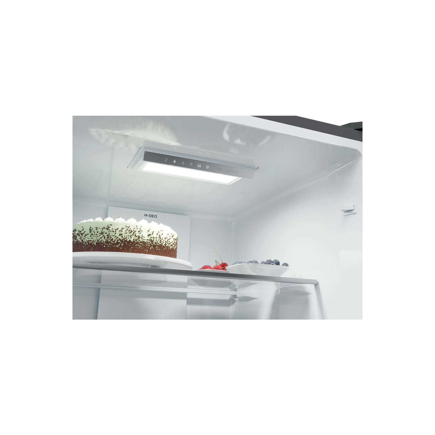 Haier HTR3518ENMTK 60/40 Fridge Freezer - Black full image
