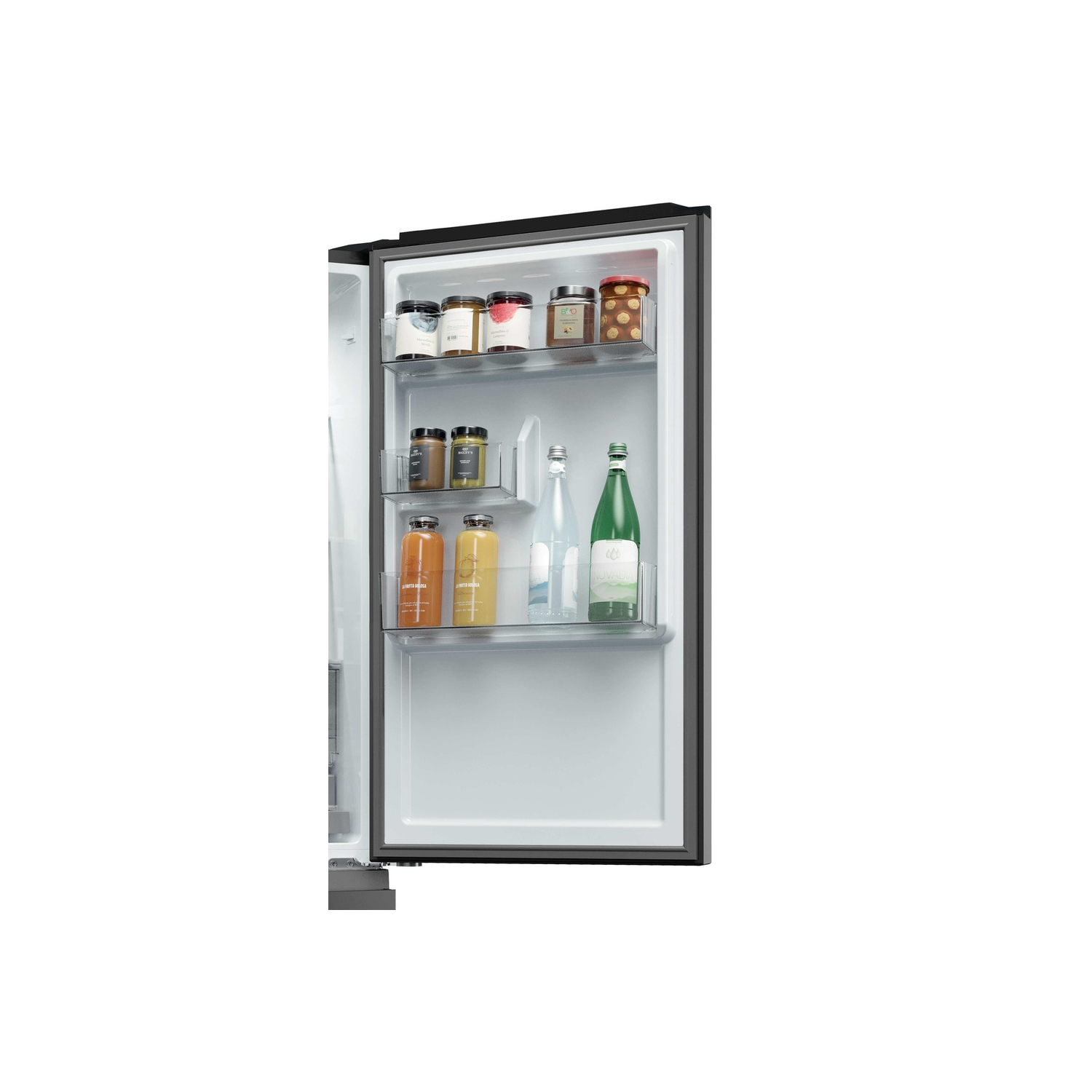 Haier HTR3518ENMTK 60/40 Fridge Freezer - Black full image