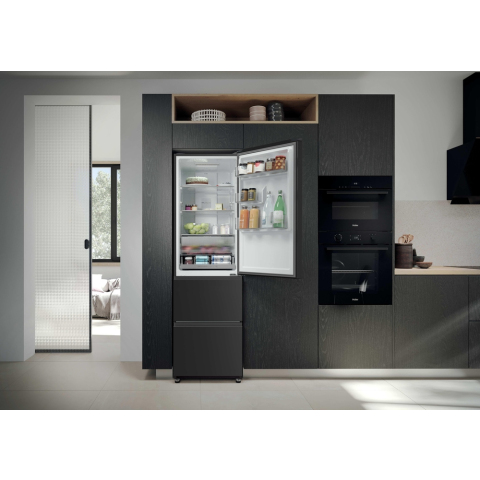 Haier HTR3518ENMTK 60/40 Fridge Freezer - Black