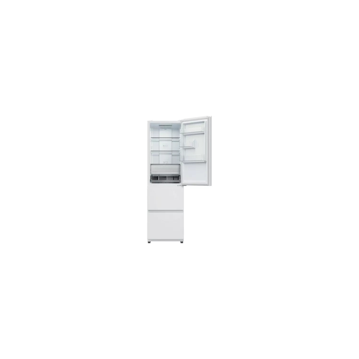 Haier HTR3518ENMWK 60/40 Total Frost Free Fridge Freezer - White full image