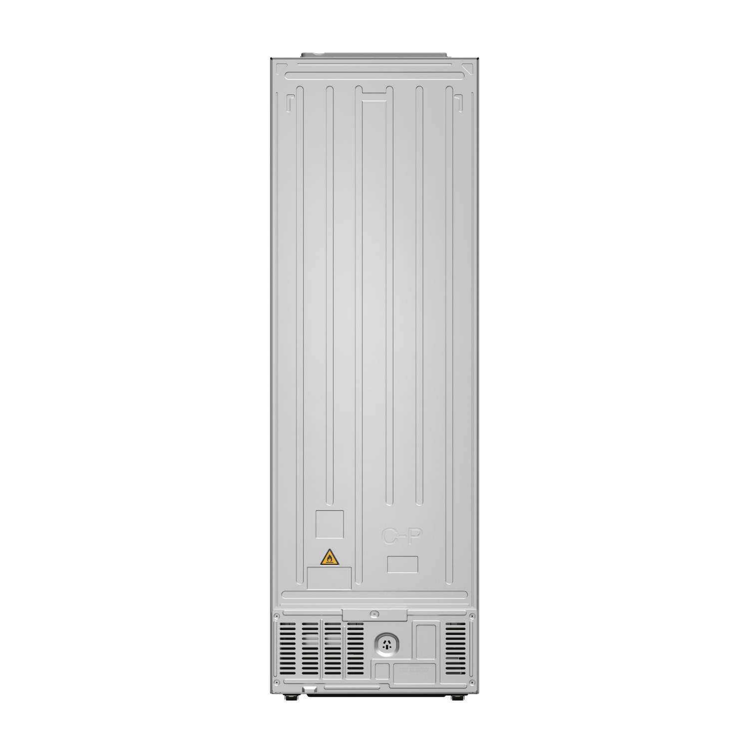 Haier HTW5618EWMG 60/40 Fridge Freezer - Silver full image